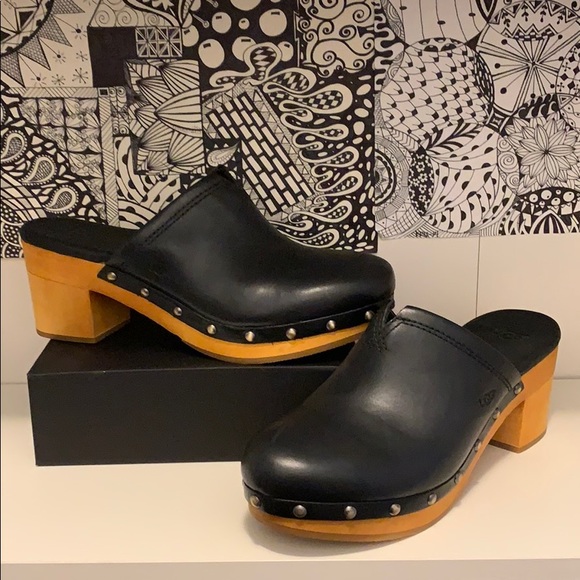 ugg leather clogs